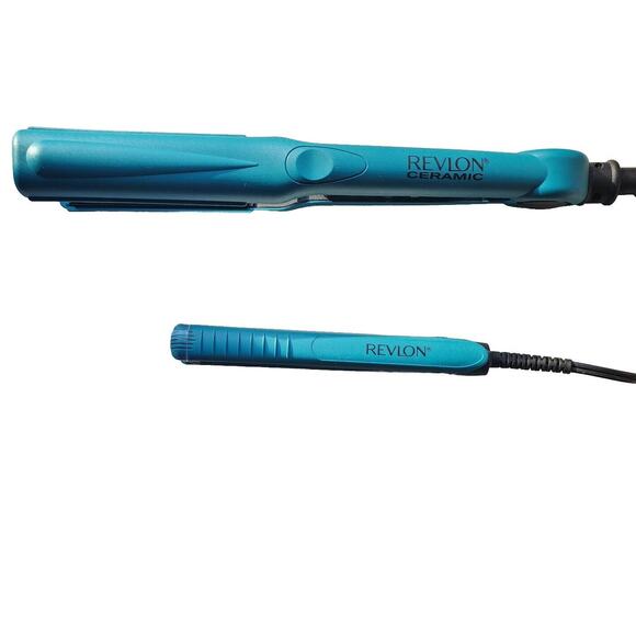 Revlon Ceramic Flat Iron Hair Straightener Duo - 1” RVST2029A & 1/2” RVST2029B - Picture 6 of 16